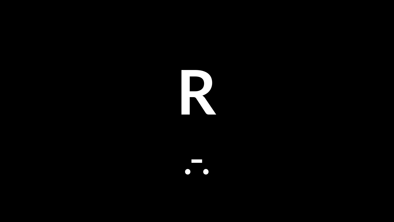 R in Morse Code