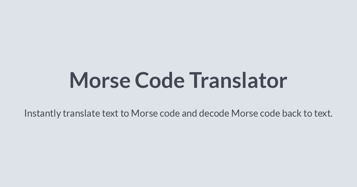 morsedecoder.com